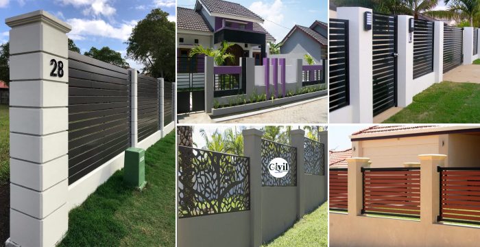 Desain pagar rumah minimalis 2018