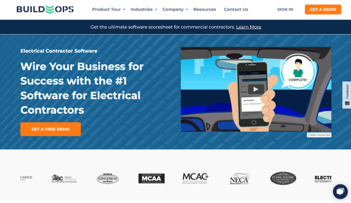 Crm for electrical contractors